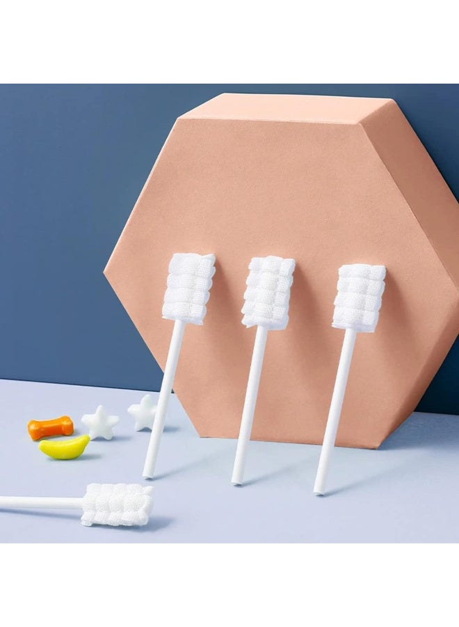 إي سي في في فرشاة أسنان للأطفال 30 قطعة للعناية بالفم وتنظيفه، عصا لتنظيف لسان الطفل من عمر 0 ​​إلى 36 شهرًا، فرشاة أسنان ناعمة للاستخدام مرة واحدة للأطفال حديثي الولادة - Image 3